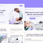 dental clinic website design